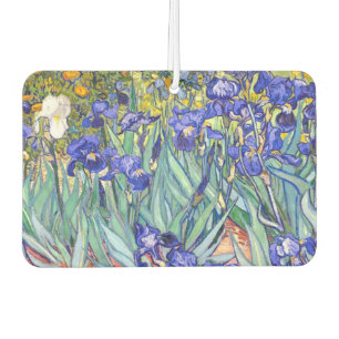 Désodorisant Pour Voiture Vincent Van Gogh Irises Floral Vintage Fine Art