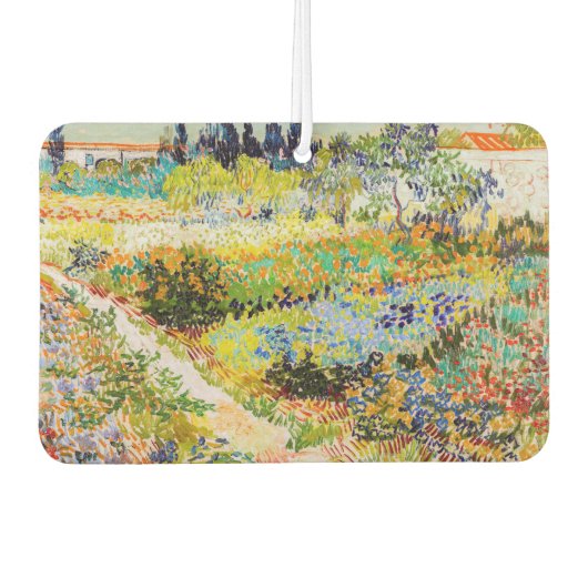 Désodorisant Pour Voiture Vincent van Gogh - Jardin à Arles (Devant)