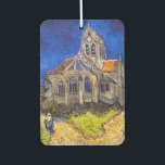 Désodorisant Pour Voiture Vincent van Gogh - L'église d'Auvers<br><div class="desc">L'église d'Auvers / l'Eglise à Auvers-sur-oise par Vincent Van Gogh en 1890</div>