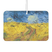 Désodorisant Pour Voiture Vincent van Gogh - Wheatfield with Crows (Devant)