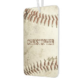 Désodorisant Pour Voiture Vintage Baseball Personalized (Gauche)