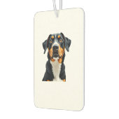 Désodorisant Pour Voiture Vintage Colorful Dog Portrait Illustration Retro P (Gauche)