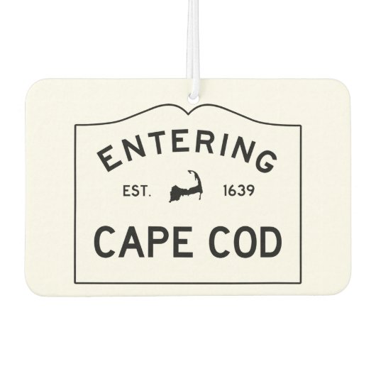 Désodorisant Pour Voiture Vintage Entrée Cape Cod (Devant)