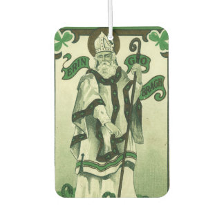 Désodorisant Pour Voiture Vintage - Erin Go Bragh - Salutations de la Saint-
