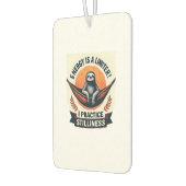 Désodorisant Pour Voiture Vintage Sloth Sunset Retro Forest Animal Art 2 (Gauche)