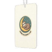 Désodorisant Pour Voiture Vintage Sloth Tired Quote Funny Retro Animal Desig (Gauche)