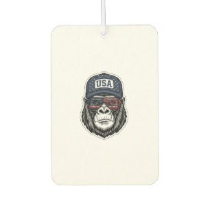 Désodorisant Pour Voiture Vintage USA Lunettes de soleil Gorilla T-shirt pat