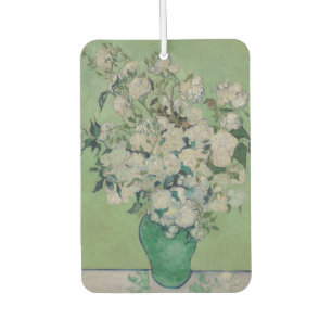 Désodorisant Pour Voiture Vintage Vincent Van Gogh Peinture Roses