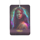 Désodorisant Pour Voiture Virgo Zodiac Signes Freshener à Air Céleste (Devant)