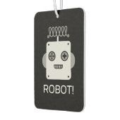 Désodorisant Pour Voiture Visage robotique rétro avec antenne joueuse (Gauche)