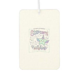 Désodorisant Pour Voiture Vœux de licorne Starcorn Adorable Vêtement Graphiq