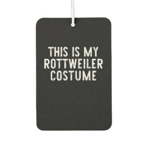Désodorisant Pour Voiture Voici Mon Costume De Chien Rottweiler Halloween La
