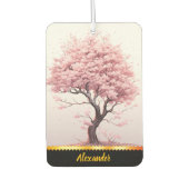 Désodorisant Pour Voiture Voiture rose cerise fleurie (Devant)