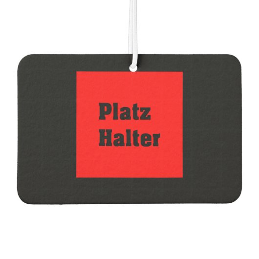 Désodorisant Pour Voiture Vorlage (Devant)