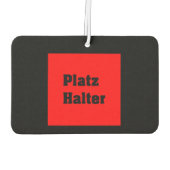 Désodorisant Pour Voiture Vorlage (Dos)