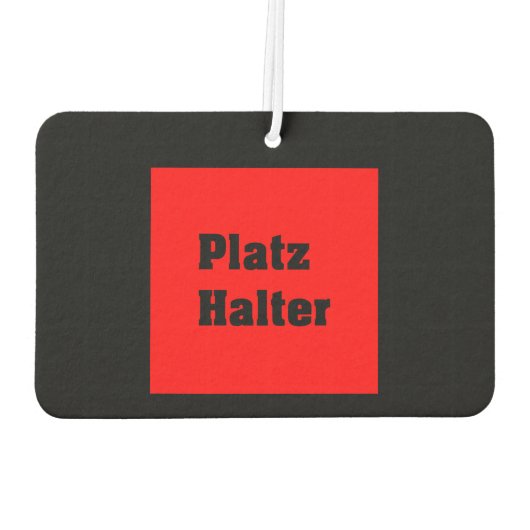 Désodorisant Pour Voiture Vorlage (Dos)