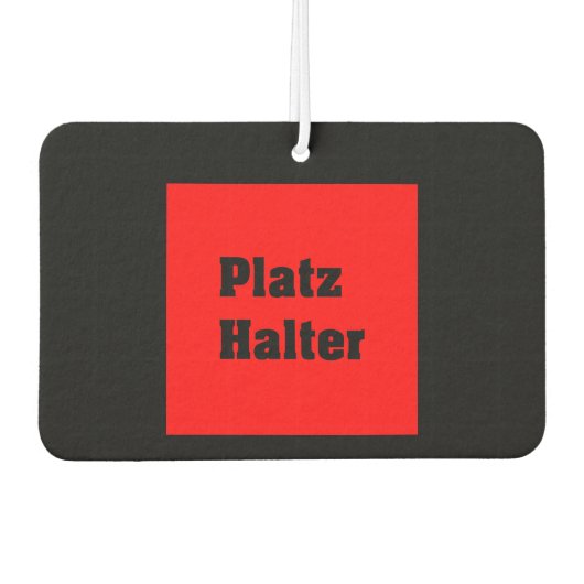 Désodorisant Pour Voiture Vorlage (Devant)