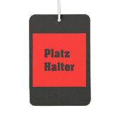 Désodorisant Pour Voiture Vorlage (Devant)