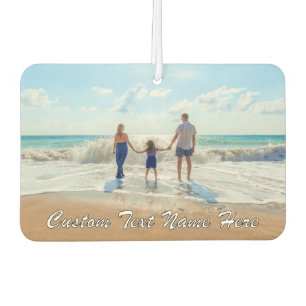 Désodorisant Pour Voiture Votre Freshener Photo Favori avec texte personnali