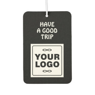 Désodorisant Pour Voiture Votre logo - Carré - Fond BLANC + Code QR