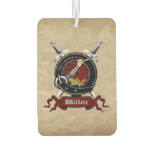 Désodorisant Pour Voiture Wallace Clan Badge Car Freshener (Dos)