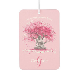 Désodorisant Pour Voiture Watercolor Meditating Buddha Personalized