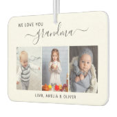 Désodorisant Pour Voiture We Love Your Grandma 3 Photo Gray Script (Gauche)