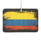 Désodorisant Pour Voiture Weathered Colombia Flag (Dos)