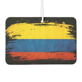 Désodorisant Pour Voiture Weathered Colombia Flag