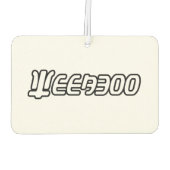 DÉSODORISANT POUR VOITURE WEEBOO (Dos)
