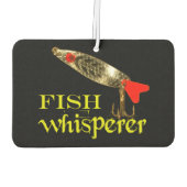 Désodorisant Pour Voiture Whisperer de poisson (Dos)