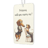 Désodorisant Pour Voiture Will You Marry Me (Gauche)