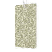 Désodorisant Pour Voiture William Morris Thistle Sage Green Motif (Gauche)