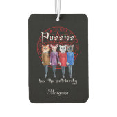 Désodorisant Pour Voiture Witchy Cats Hex The Patriarchy  Personalized (Dos)