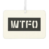 DÉSODORISANT POUR VOITURE WTFO (Dos)