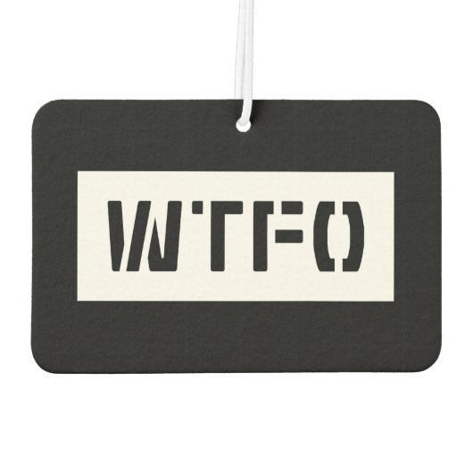 DÉSODORISANT POUR VOITURE WTFO (Dos)