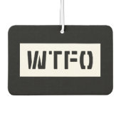 DÉSODORISANT POUR VOITURE WTFO (Devant)