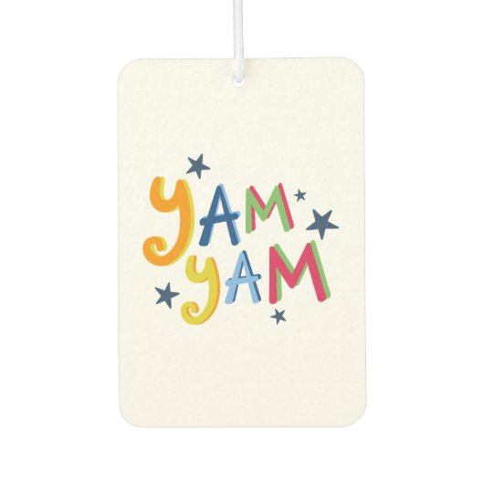 Désodorisant Pour Voiture Yam Yam Pays Noir (Devant)