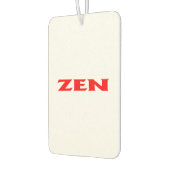 Désodorisant Pour Voiture Zen rouge blanc de la voiture freshenseur d'air (Gauche)