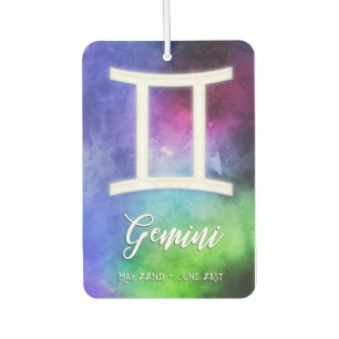 Désodorisant Pour Voiture Zodiac : Dates de Gemini
