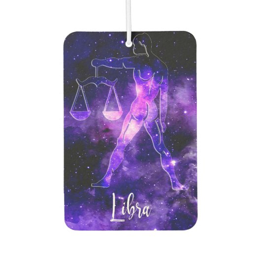 Désodorisant Pour Voiture Zodiac : Libra (Devant)