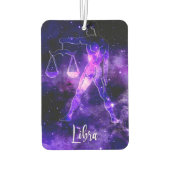 Désodorisant Pour Voiture Zodiac : Libra (Dos)