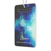 Désodorisant Pour Voiture Zodiac : Traits Gemini (Gauche)