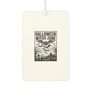 Désodorisant Pour Voiture Zone de sorcière d'Halloween Dessin de chauves-sou