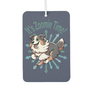 Désodorisant Pour Voiture Zoomie Time Australian Shepherd