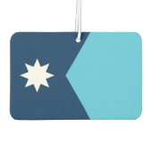 Désodorisants de voiture avec le drapeau du Minnes (Dos)