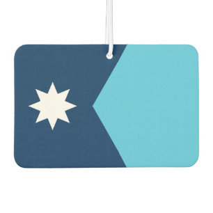 Désodorisants de voiture avec le drapeau du Minnes