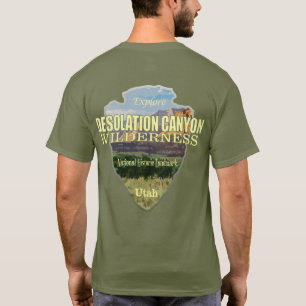 Desolation Canyon WA (pijlpunt) T-shirt