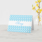 Désolé carte de note vide (Fleur jaune)