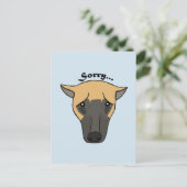 Désolé Carte Je suis désolé carte postale Cute Fun (Debout devant)